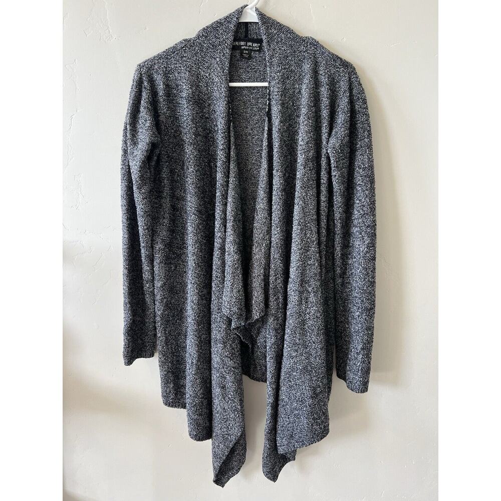 Barefoot Dreams Bamboo Chic Gray, Cozycore Sweater Cardigan - Size S/M Soft